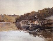 Julian Ashton Mosman Ferry 1888 Spain oil painting artist